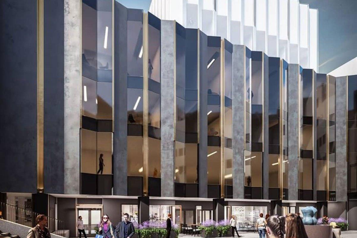 Nh Collection Helsinki Grand Hansa Exteriér fotografie The proposed station entrance
