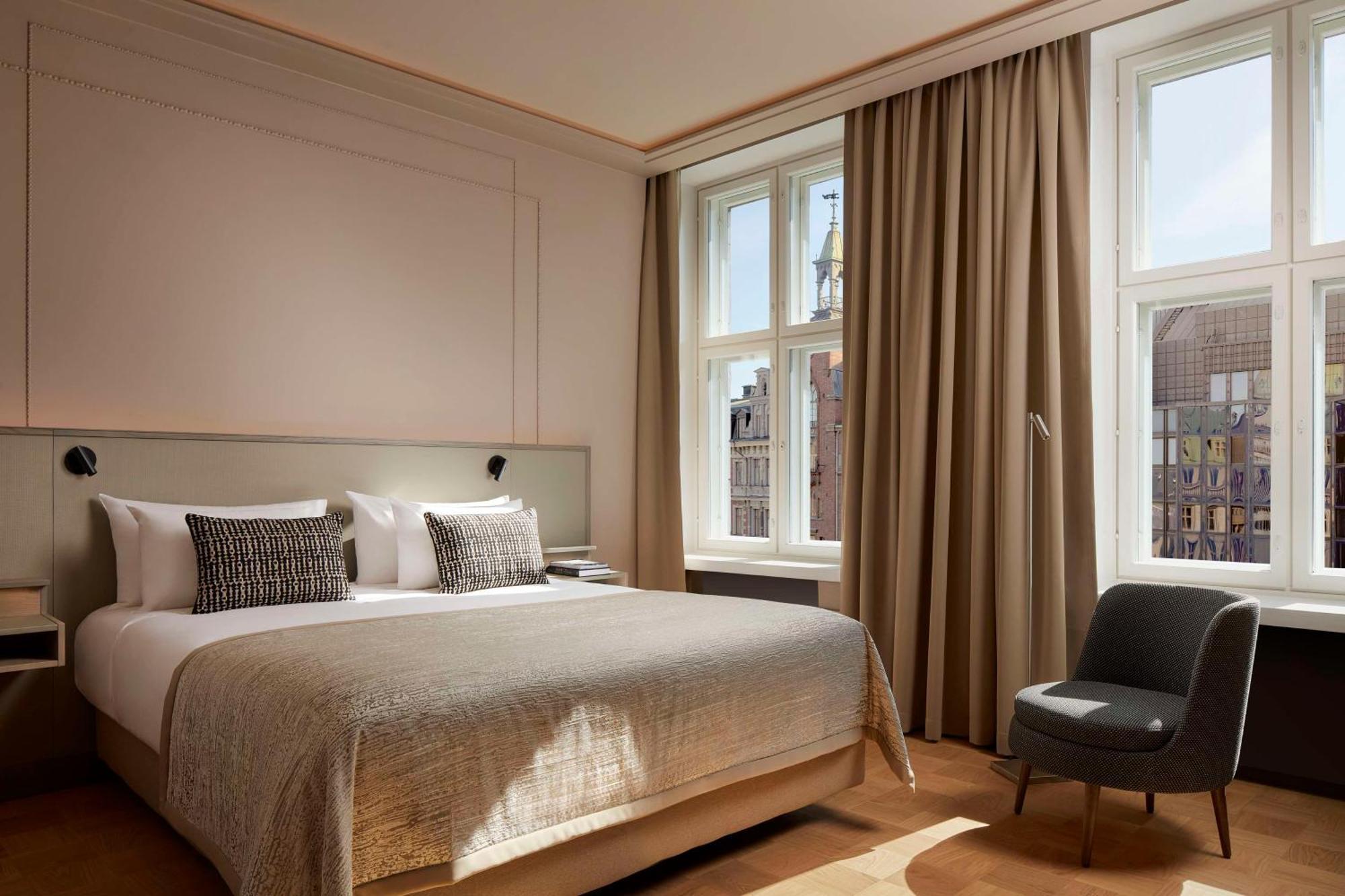 Nh Collection Helsinki Grand Hansa Exteriér fotografie A bedroom at the hotel