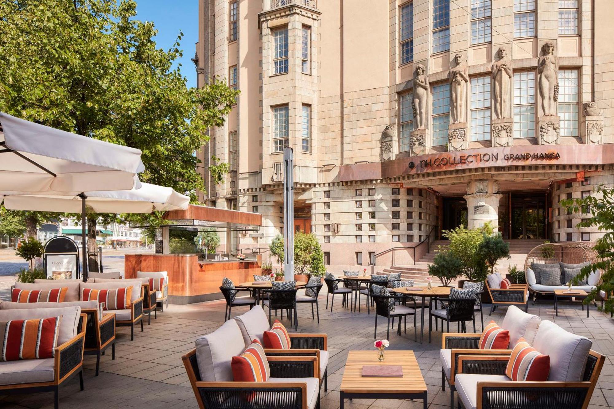 Nh Collection Helsinki Grand Hansa Exteriér fotografie The Terrace at The Westin Palace Madrid