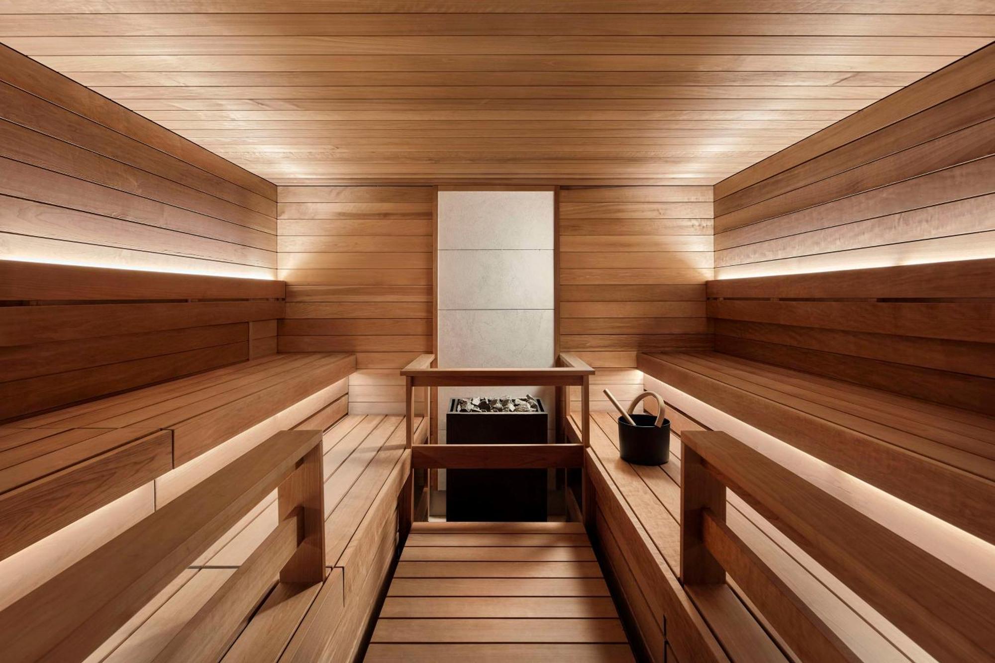Nh Collection Helsinki Grand Hansa Exteriér fotografie A modern Finnish sauna